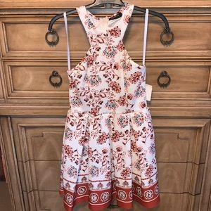 Boho floral pattern dress